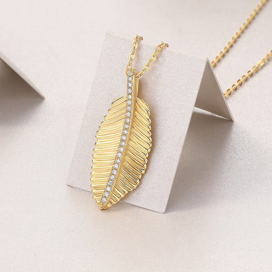 Sunkissed Leaf Necklace