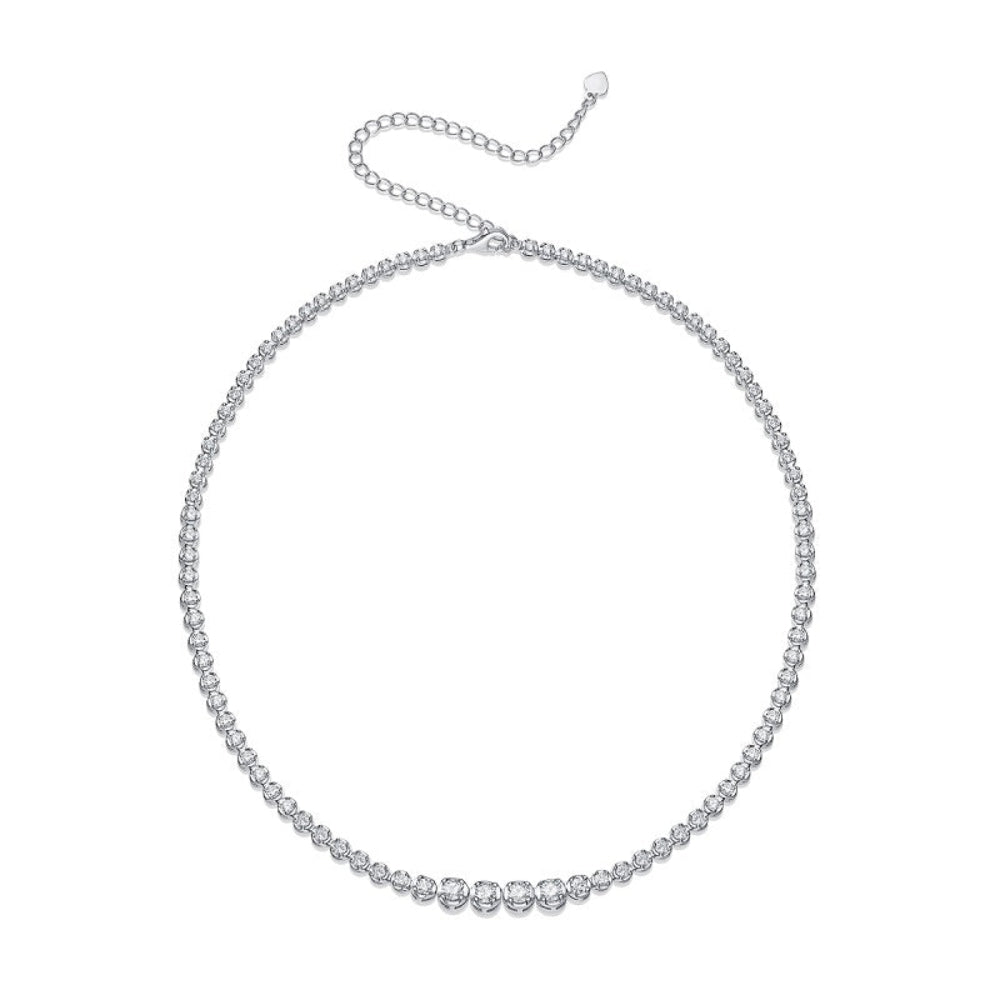Halo Tennis Necklace