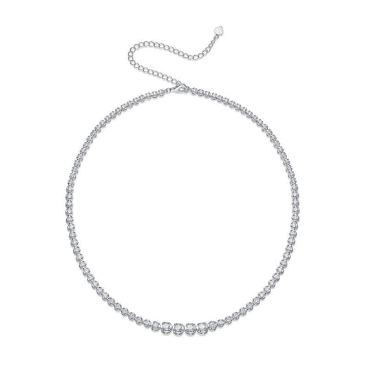 Halo Tennis Necklace